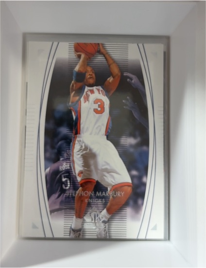 2003-04 SP Authentic #58 Stephon Marbury — front
