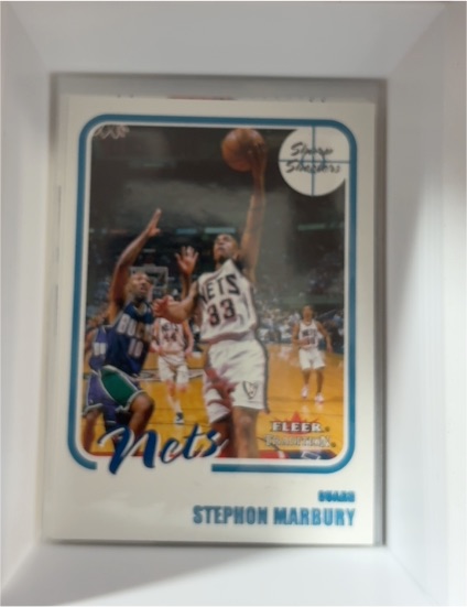 2000-01 Fleer Tradition Sharp Shooters #SS17 Stephon Marbury — front