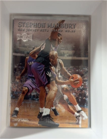 1999-00 Skybox Metal #2 Stephon Marbury — front