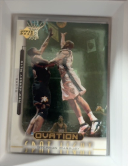 1999-00 Upper Deck Ovation Spotlight #OS7 Stephon Marbury — front