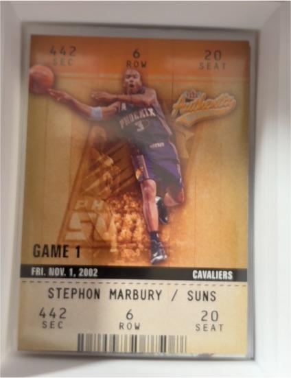 2002-03 Fleer Authentix #50 Stephon Marbury — front