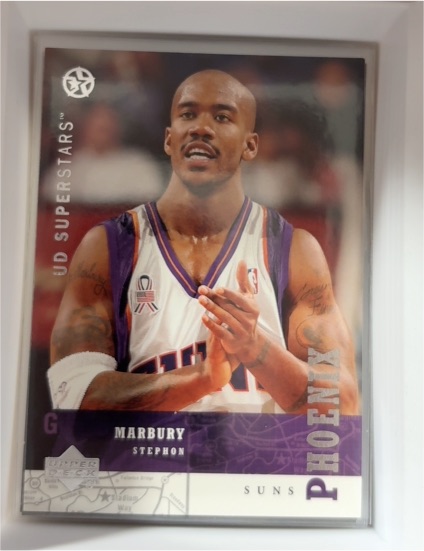 2002-03 Upper Deck UD Superstars #12 Stephon Marbury — front
