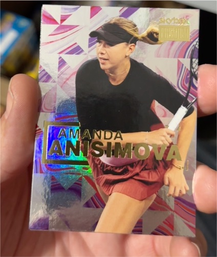 2023 Skybox Metal Universe Champions #S-50 Amanda Anisimova — front