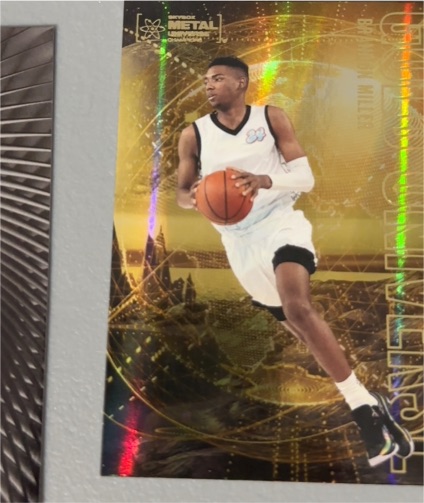 2023 Skybox Metal Universe Champions #GU-19 Brandon Miller Gold Universe Insert — front