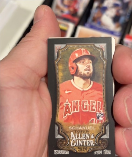 2024 Topps Allen & Ginter #88 Nolan Schanuel Mini Black Border — front