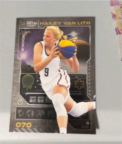 2023 Skybox Metal Universe Champions #070 Hailey Van Lith — front