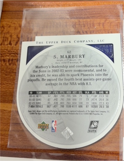 2002 Upper Deck #62 Stephon Marbury — front