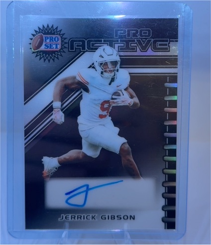 2025 Leaf Pro Set Metal Pro Active #PA-JG2 Jerrick Gibson — front