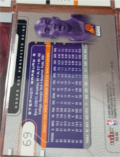 2002-03 Hoops Hot Prospects #69 Stephon Marbury — front