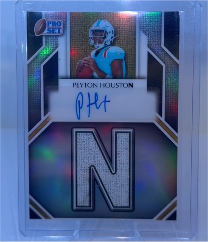 2025 Leaf Pro Set Metal #SS-PH1 Peyton Houston Surname Auto — front