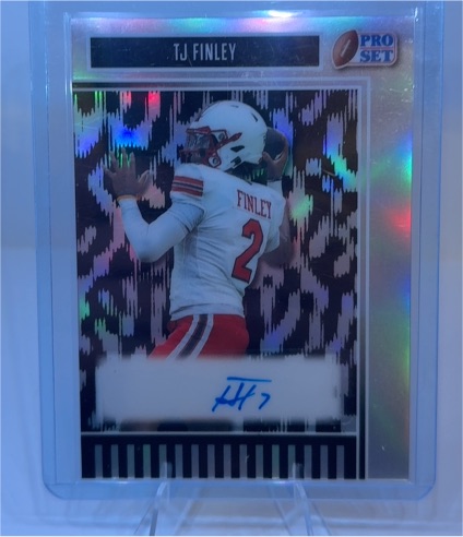 2025 Leaf Pro Set Metal #133 TJ Finley — front