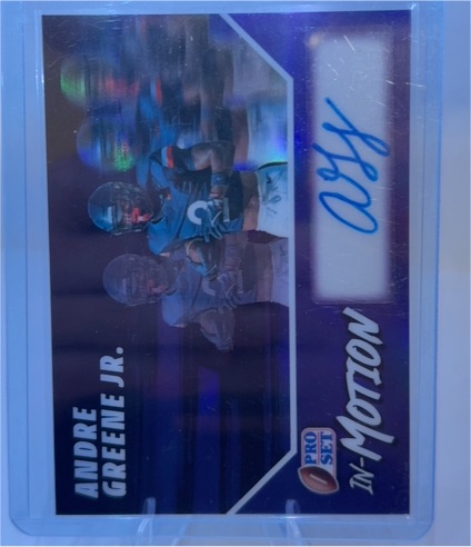 2025 Leaf Pro Set Metal #SM-AGJ Andre Greene Jr. — front