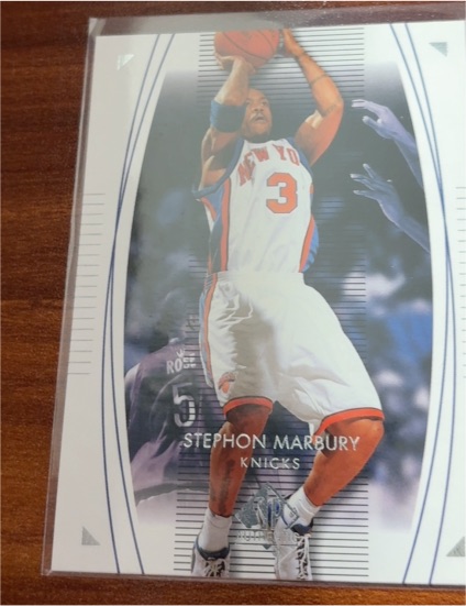 2006-07 Upper Deck SP Authentic #58 Stephon Marbury — front