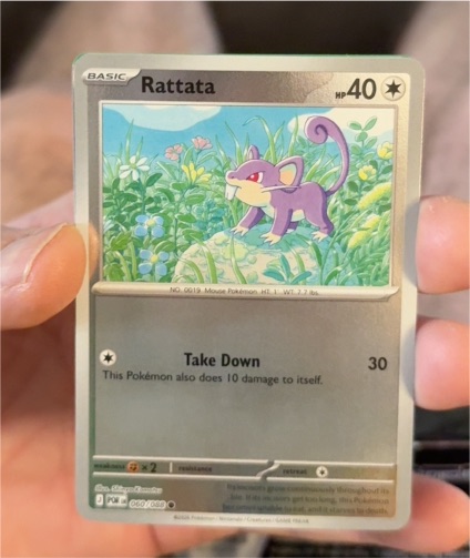 2026 Pokémon Perfect Order #060 Rattata — front