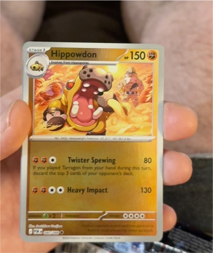 2016 Pokémon Perfect Order #040 Hippowdon — front