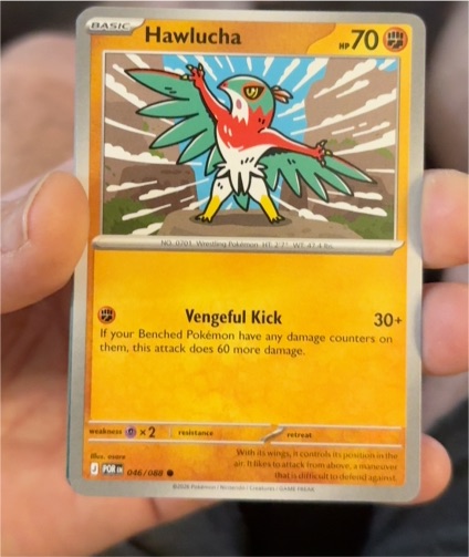 2026 Pokémon Perfect Order #046 Hawlucha — front