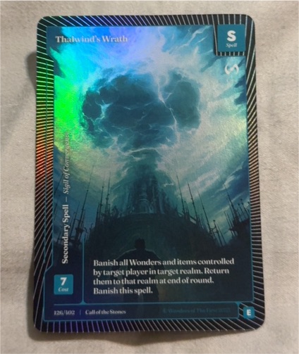 2025 Wonders of the First #126 Thalwind's Wrath — front