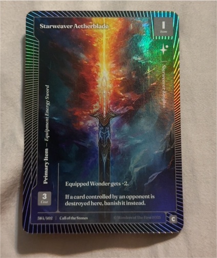 2025 Wonders of the First #588 Starweaver Aetherblade — front