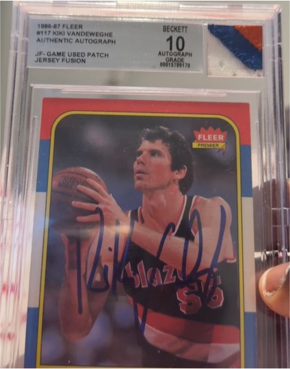 1986-87 Fleer #117 Kiki Vandeweghe — front