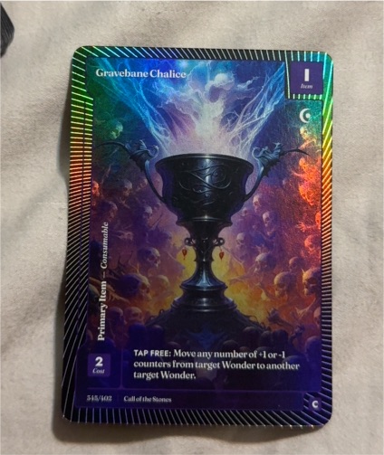 2025 Call of the Stones #545 Gravebane Chalice — front