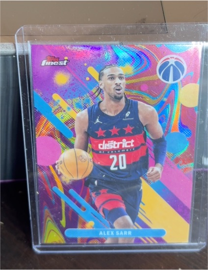 2025-26 Topps Finest #59 Alex Sarr — front