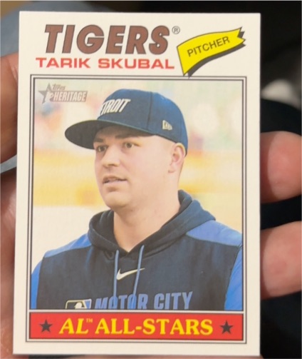 2026 Topps Heritage #281 Tarik Skubal — front