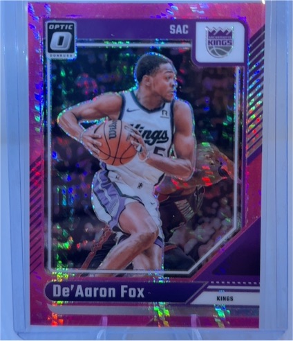 2024-25 Panini Donruss Optic #219 De'Aaron Fox — front