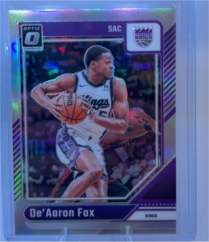 2024-25 Panini Donruss Optic #219 De'Aaron Fox — front
