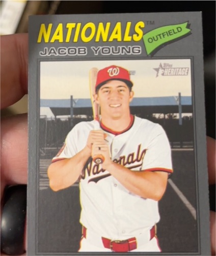 2026 Topps Heritage #279 Jacob Young — front