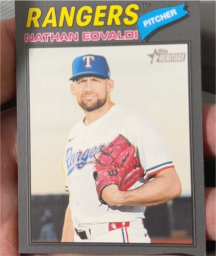 2026 Topps Heritage #40 Nathan Eovaldi — front