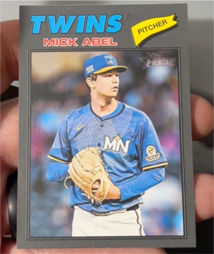 2026 Topps Heritage #292 Mick Abel — front