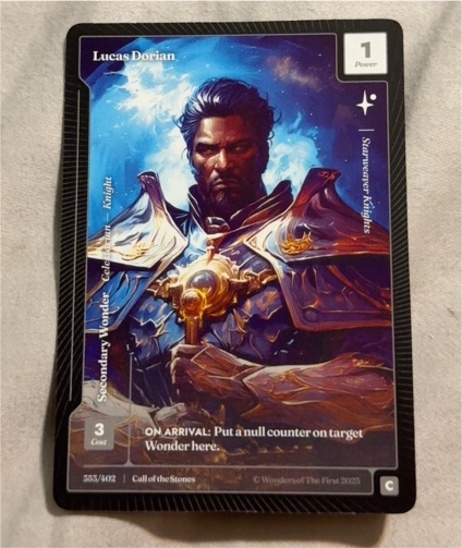2025 Wonders of the First Call of the Stones #355 Lucas Dorian — front