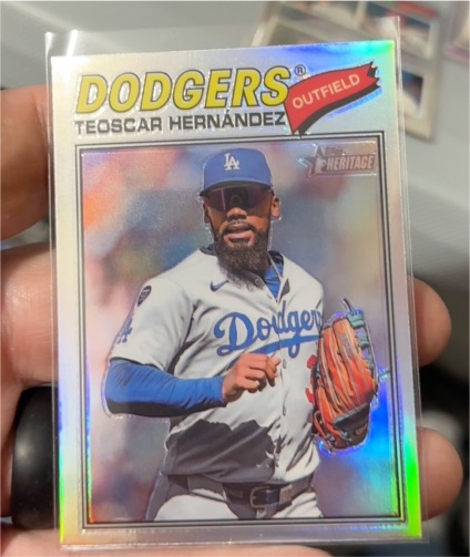 2026 Topps Heritage #93 Teoscar Hernández — front