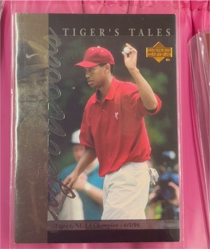 2001 Upper Deck Tiger's Tales #TT8 Tiger Woods — front