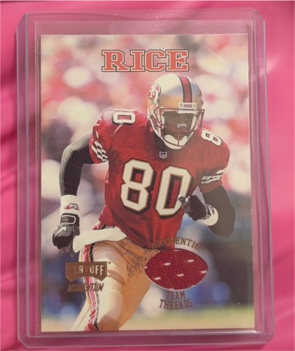 1998 Playoff Momentum #1 Jerry Rice — front