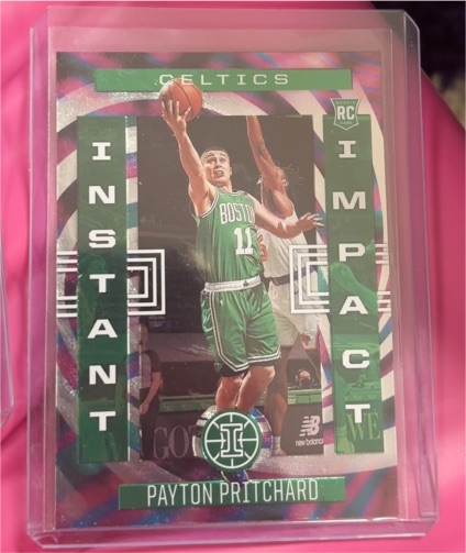 2020-21 Panini Illusions #23 Payton Pritchard Instant Impact Rookie Celtics — front