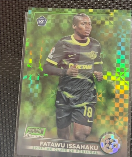 2022-23 Topps Stadium Club Chrome UEFA #52 Fatawu Issahaku — front