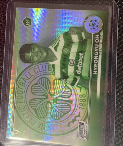 2022-23 Topps Stadium Club Chrome UEFA #91 Hyeongyu Oh — front