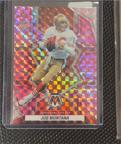 2022 Panini Mosaic #296 Joe Montana Super Bowl XXIV MVP — front