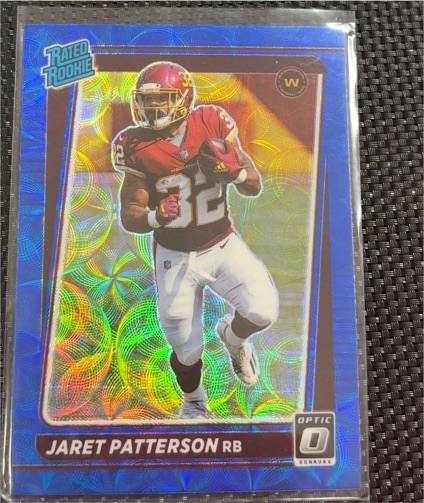 2021 Panini Donruss Optic #297 Jaret Patterson — front
