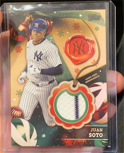 2024 Topps Holiday Relics #RC-JS Juan Soto — front
