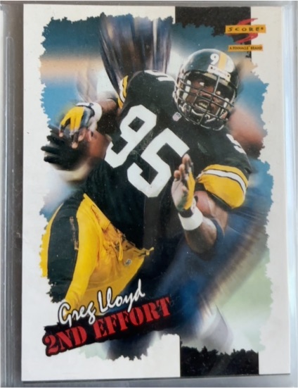 1996 Score #267 Greg Lloyd 2nd Effort — front