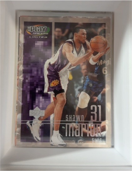 2001 Upper Deck Playmakers Limited #31 Shawn Marion — front