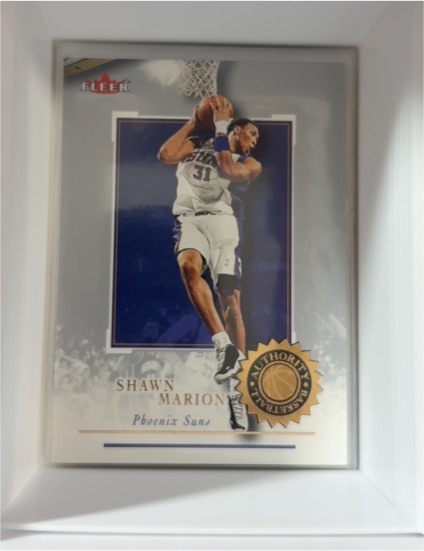 2000 Fleer Authority #31 Shawn Marion — front