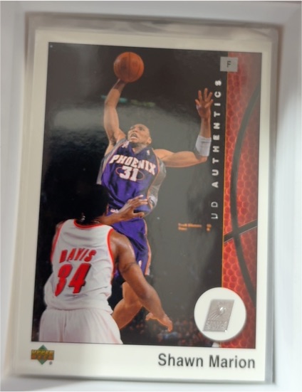 2002-03 Upper Deck Authentics #65 Shawn Marion — front