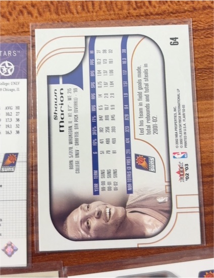 2002-03 Upper Deck #64 Shawn Marion — front