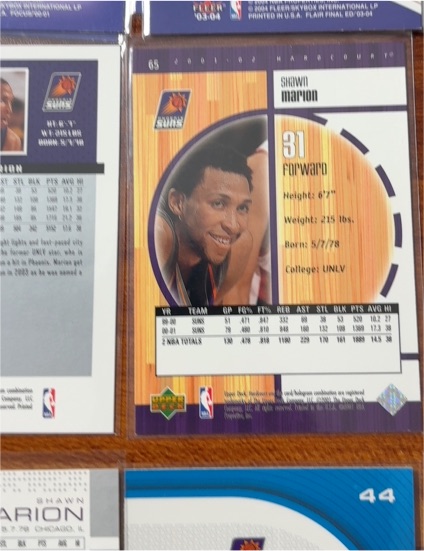 1998 Upper Deck #31 Shawn Marion — front