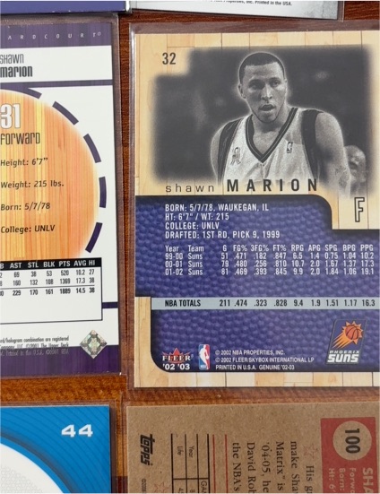 2002 Fleer Skybox International #32 Shawn Marion — front