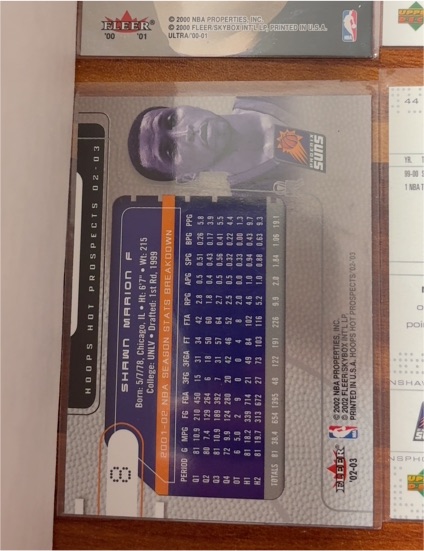 2000-01 Fleer Ultra #02-03 Shawn Marion — front