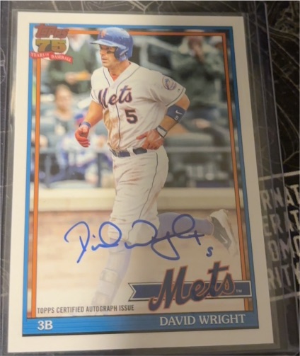 2026 Topps Series 1 #91A-DW David Wright — front